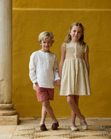 Hydrangea Dress Yellow Green Floral