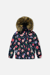 Two Piece Discover Snowsuit Blue Floral Print