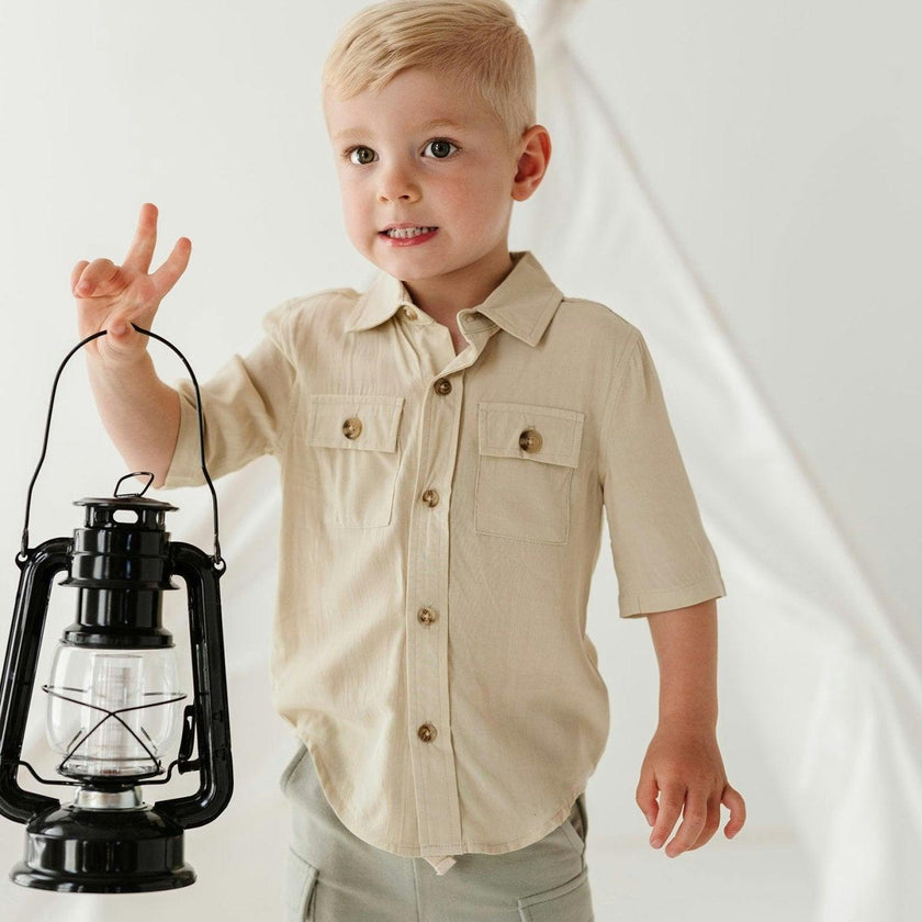 Boy's Utility Shirt Harbor Blue