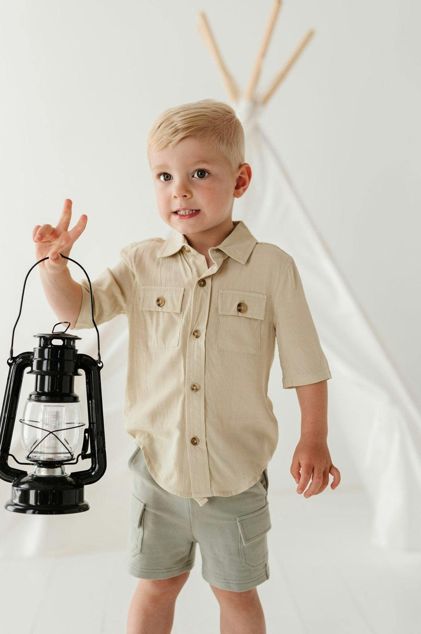 Boy's Utility Shirt Harbor Blue