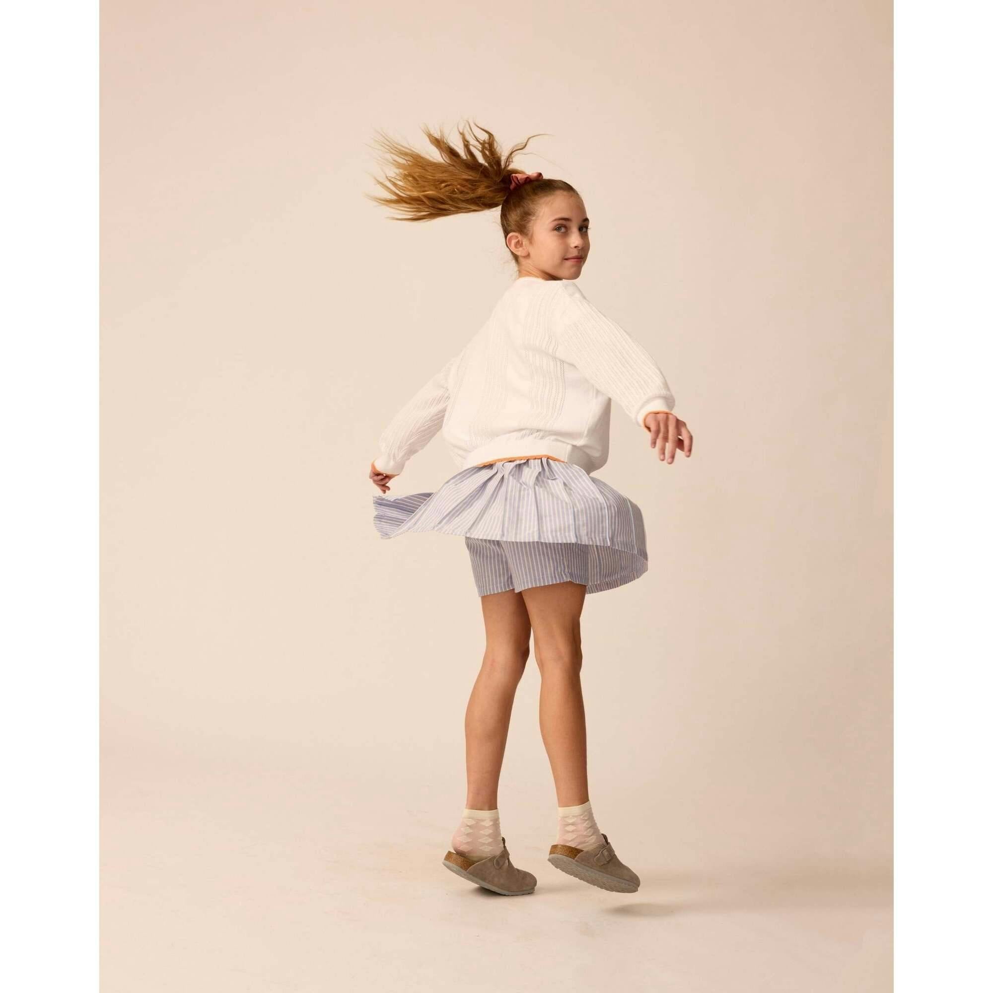 Holly Skort in Oxford Blue Stripe
