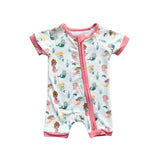 Summer Zip Romper Mermaid