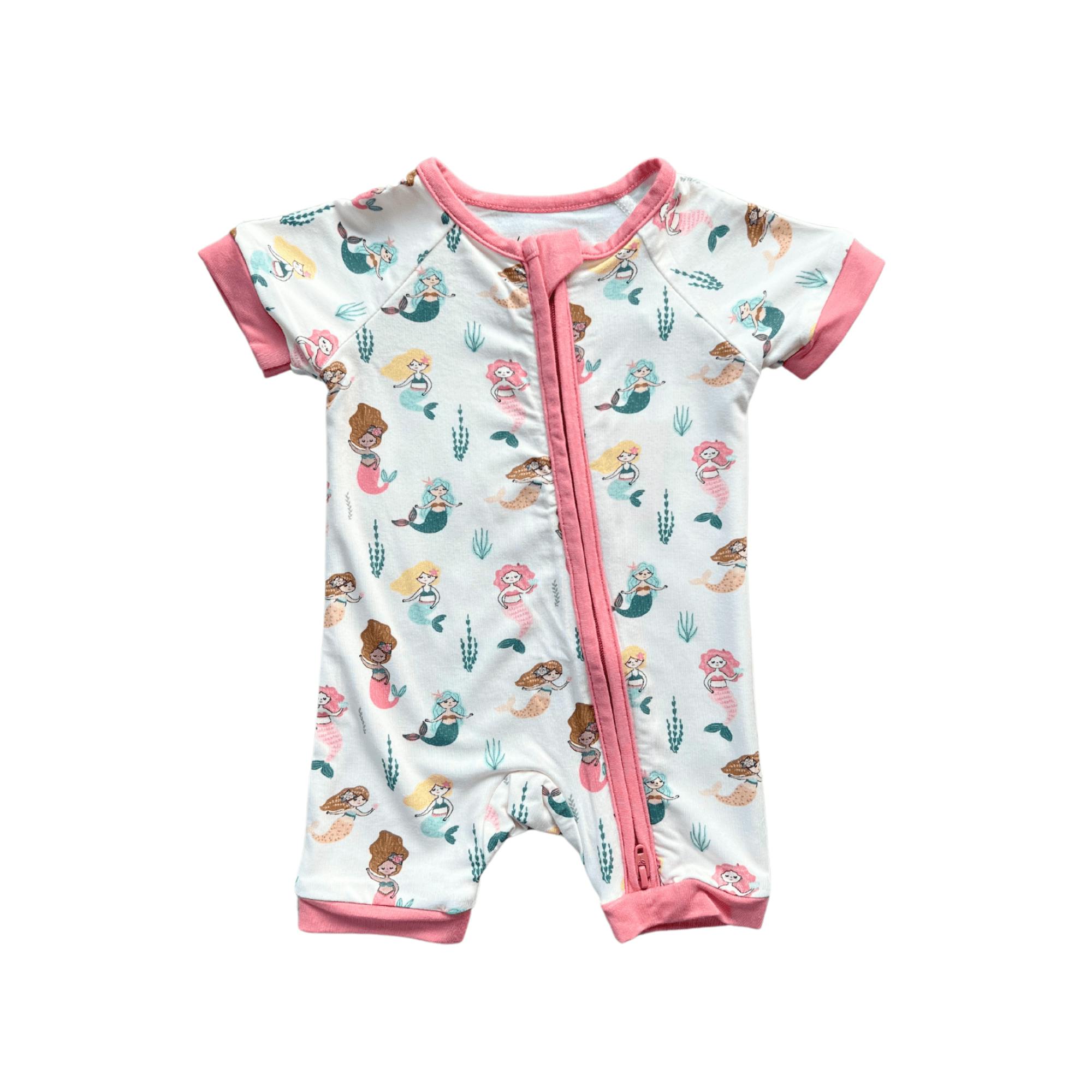 Summer Zip Romper Mermaid