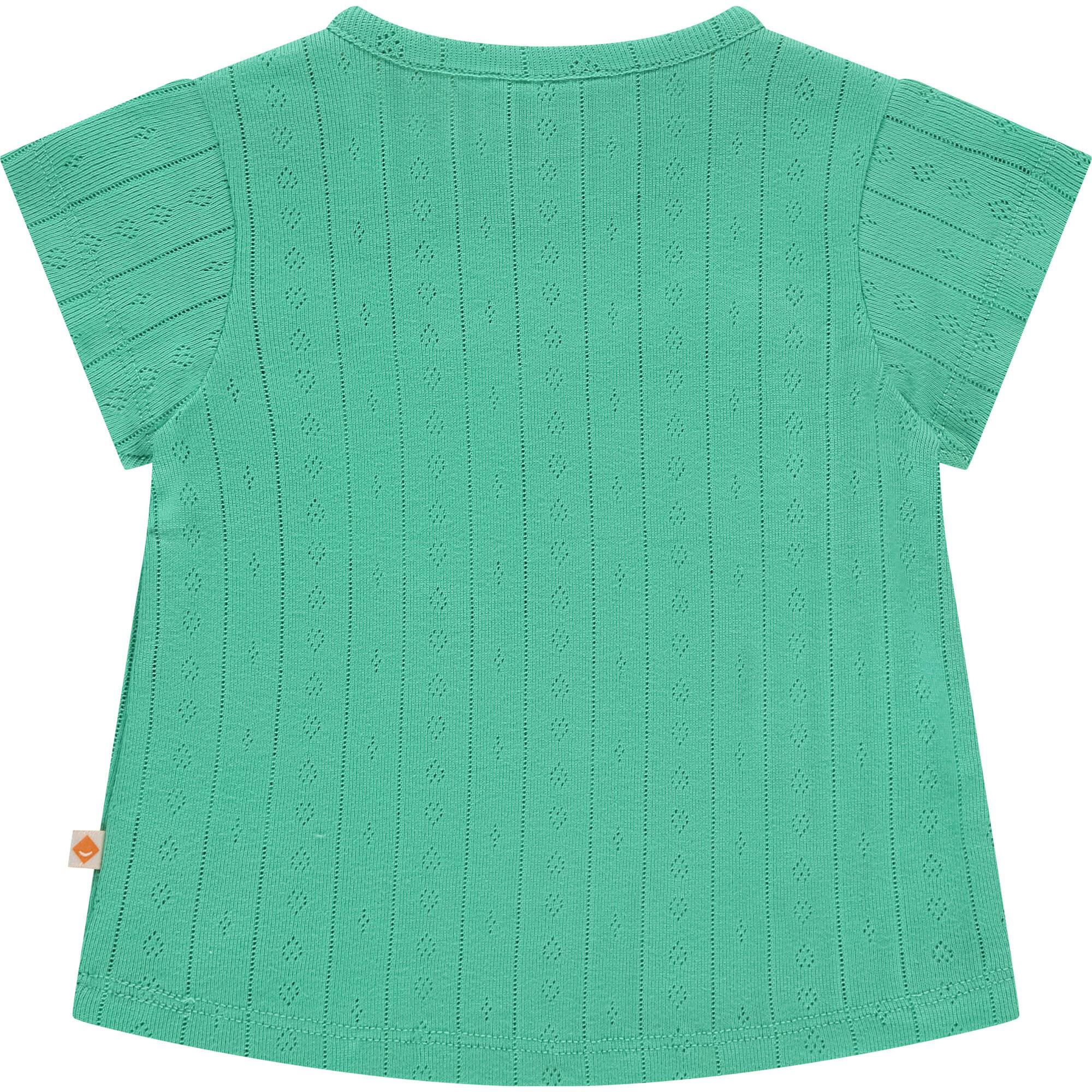 Pointelle Short Sleeve Top