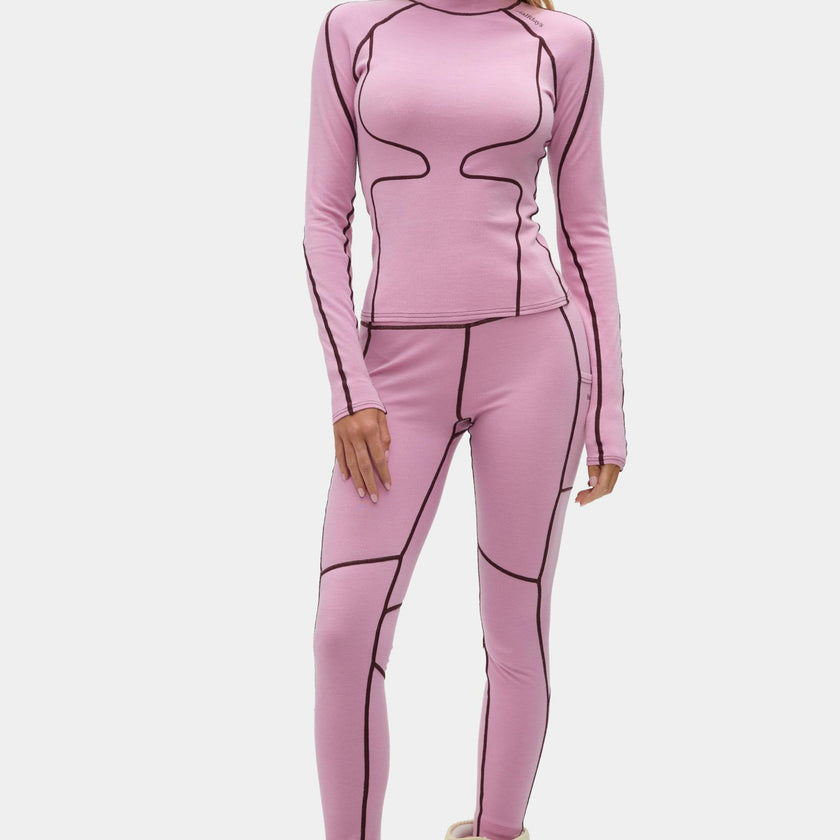 Fay Midweight Merino Top Amethyst