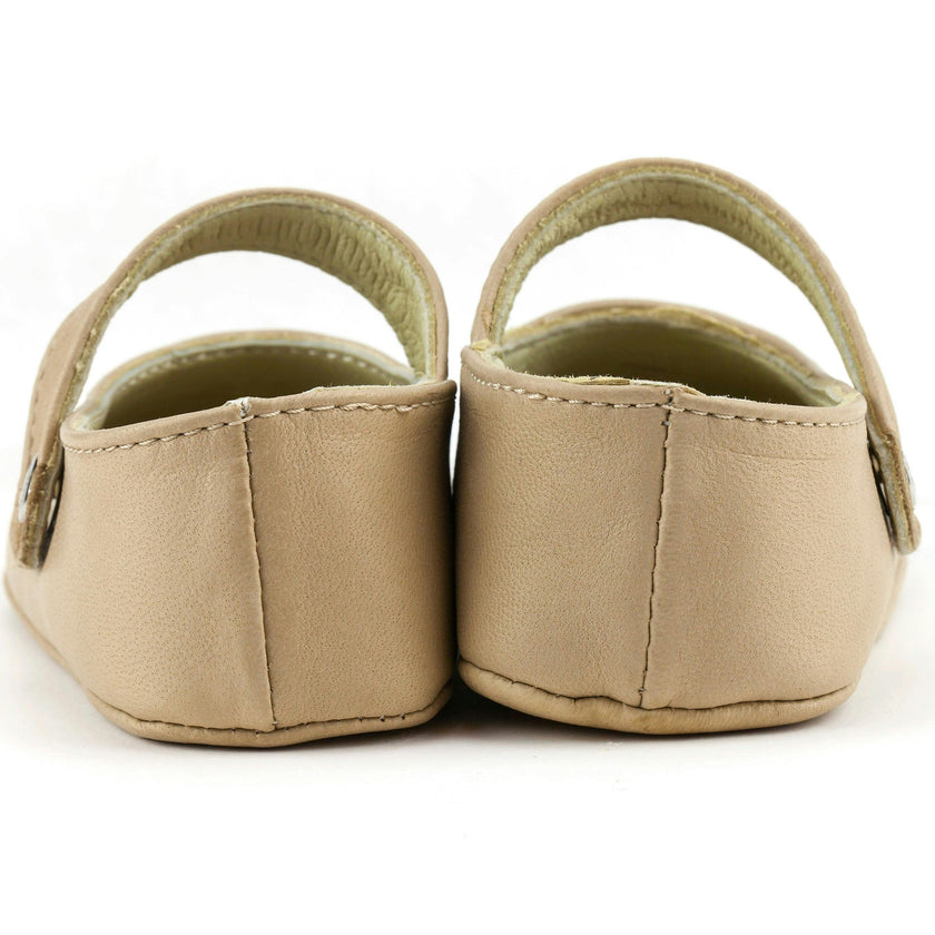 Little Royals Leather Booties Matilde - Beige