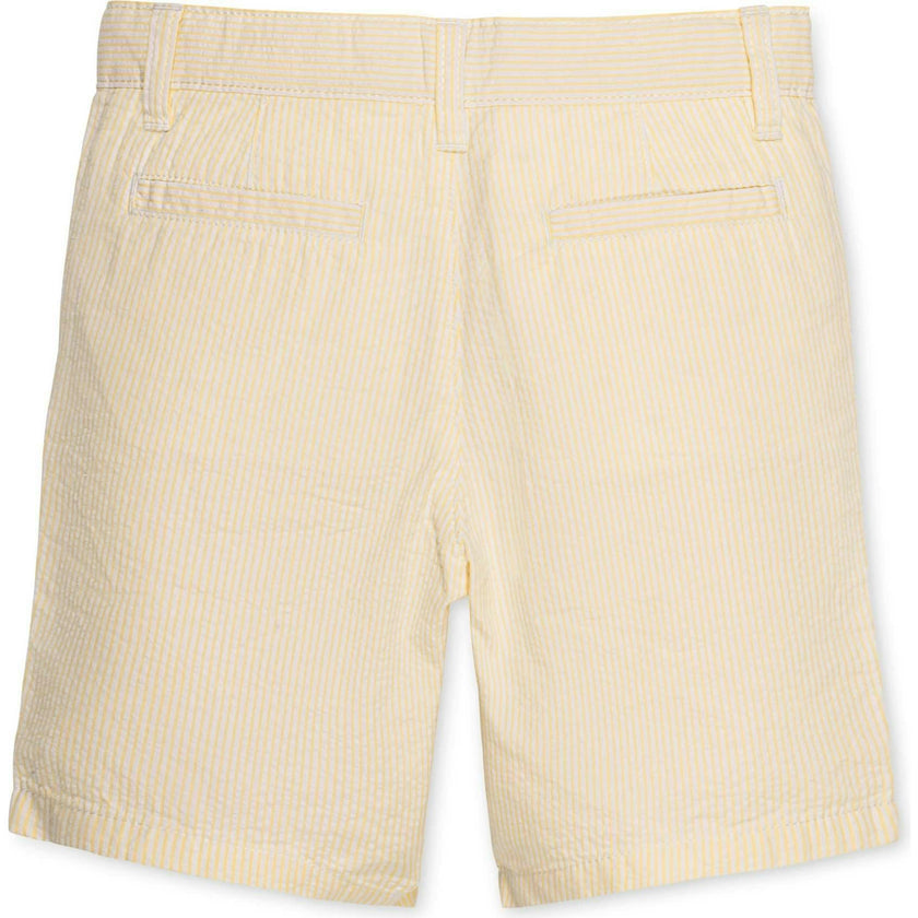 Organic Seersucker Short, Yellow