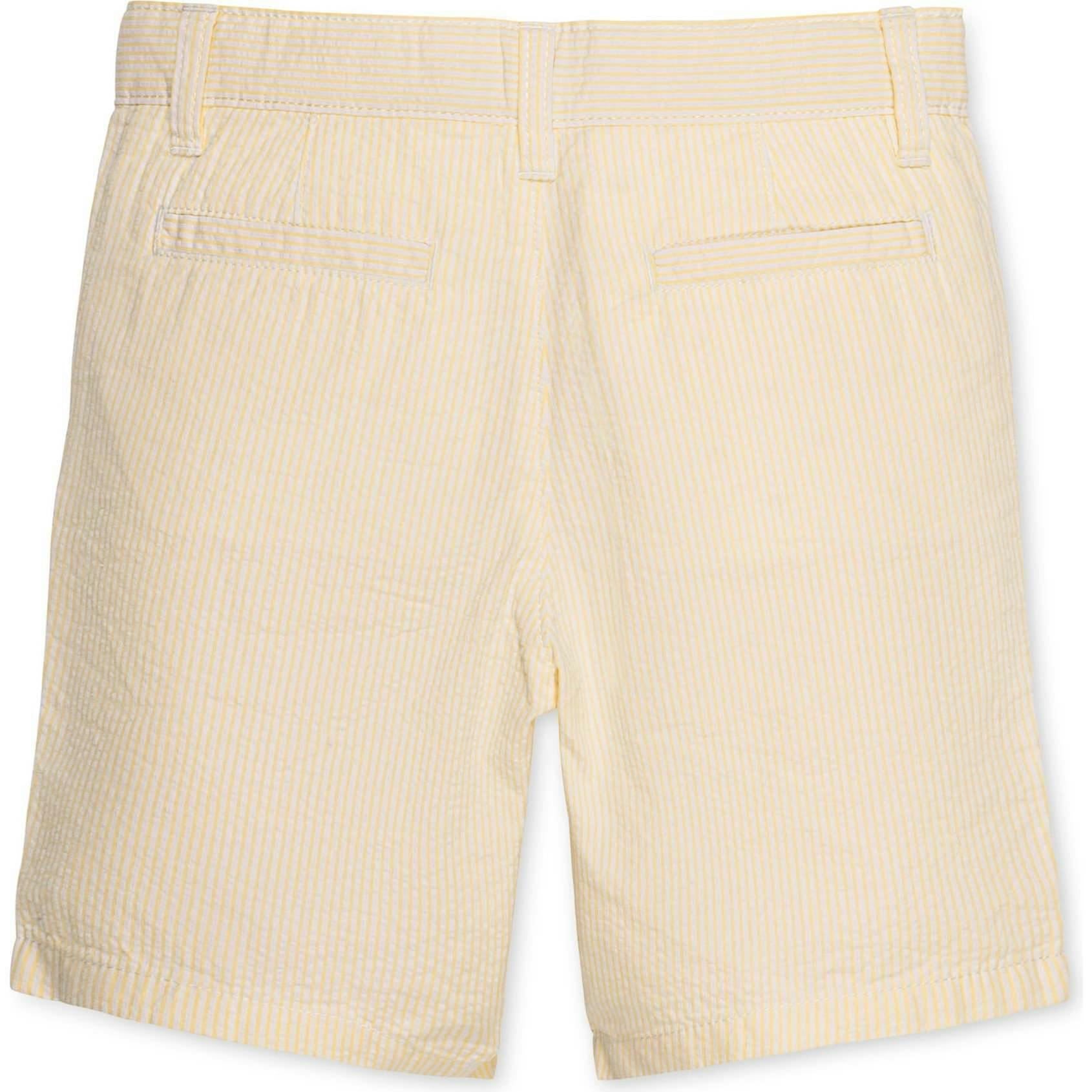 Organic Seersucker Short, Yellow