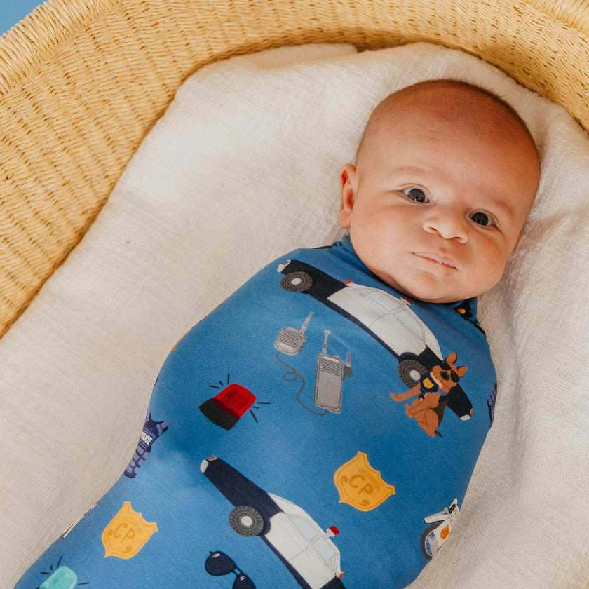 Bamboo Swaddle - Policemen