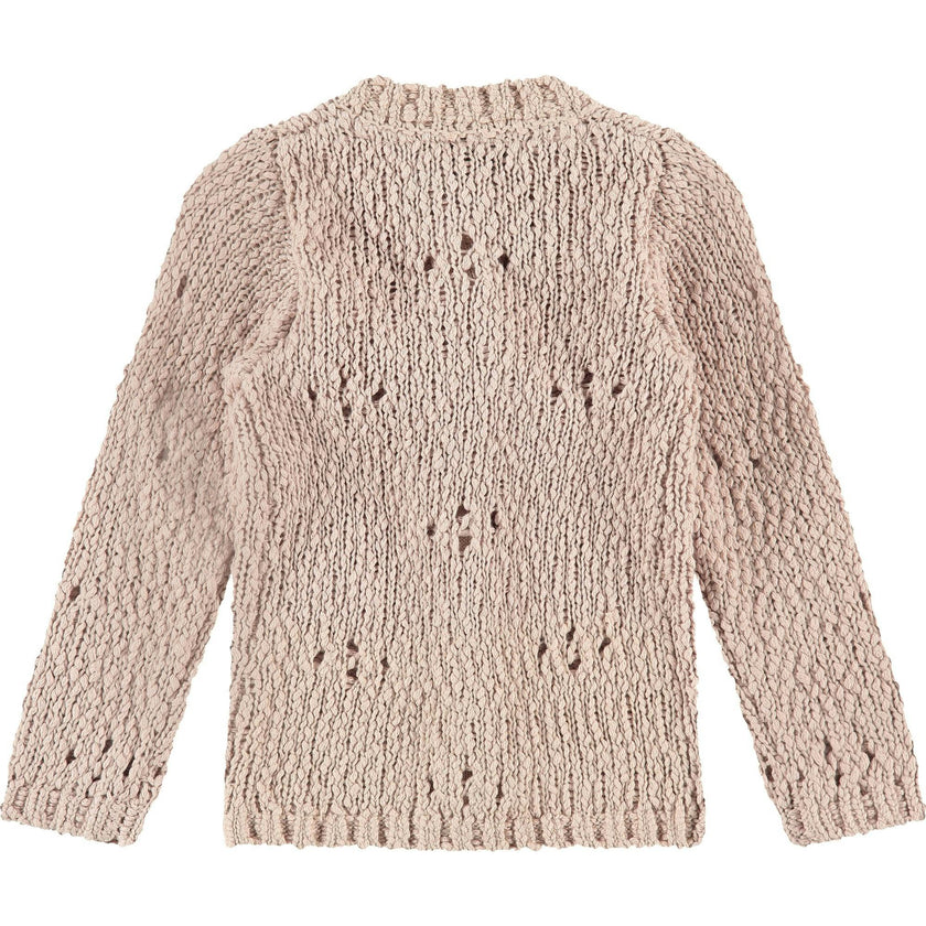 Knit Intricate Eyelet Cardigan