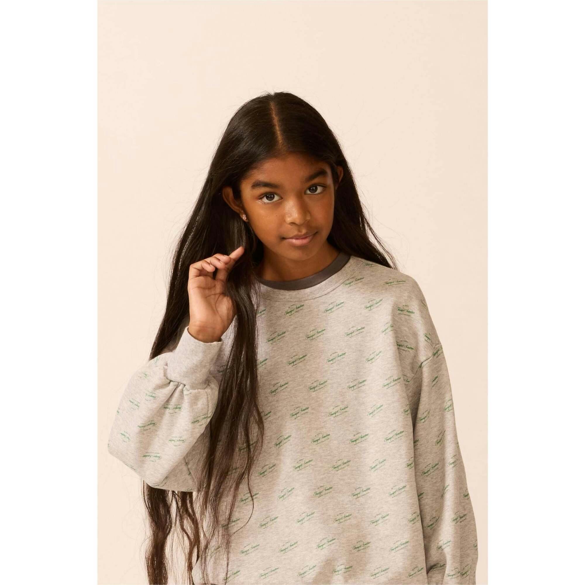 Organic Weekend Sweatshirt in Heather Grey