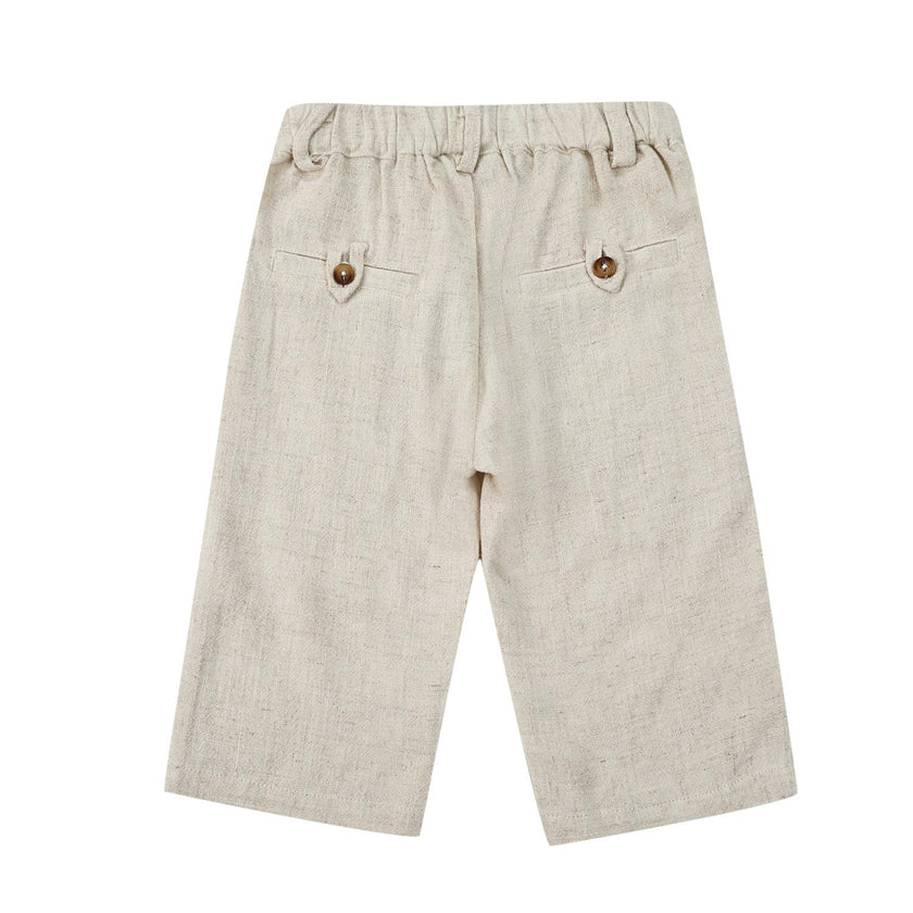 Dado Trousers | Warm White Melange