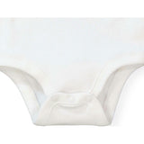Organic Knit Peter Pan Collar Bodysuit, White