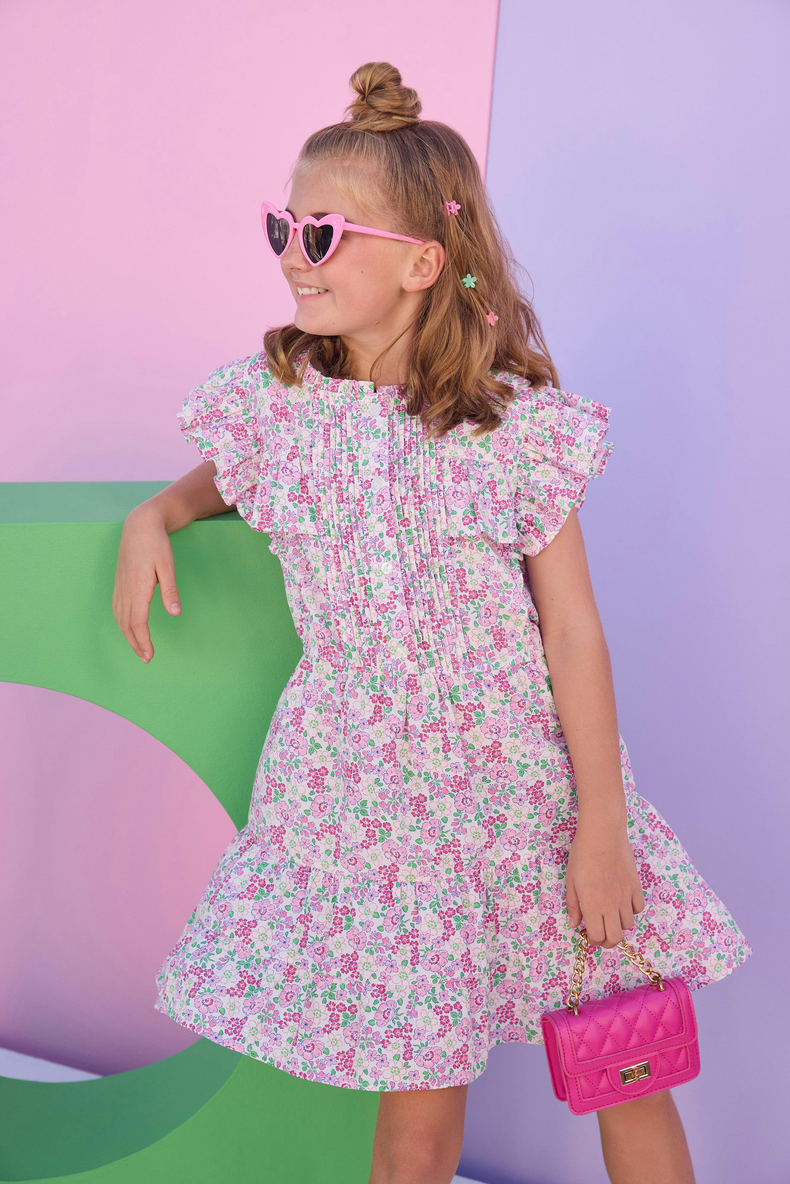 Rodeo Dress - Pink Bloomsbury Blossoms