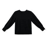 Black Knit Top with Tulle Skirt