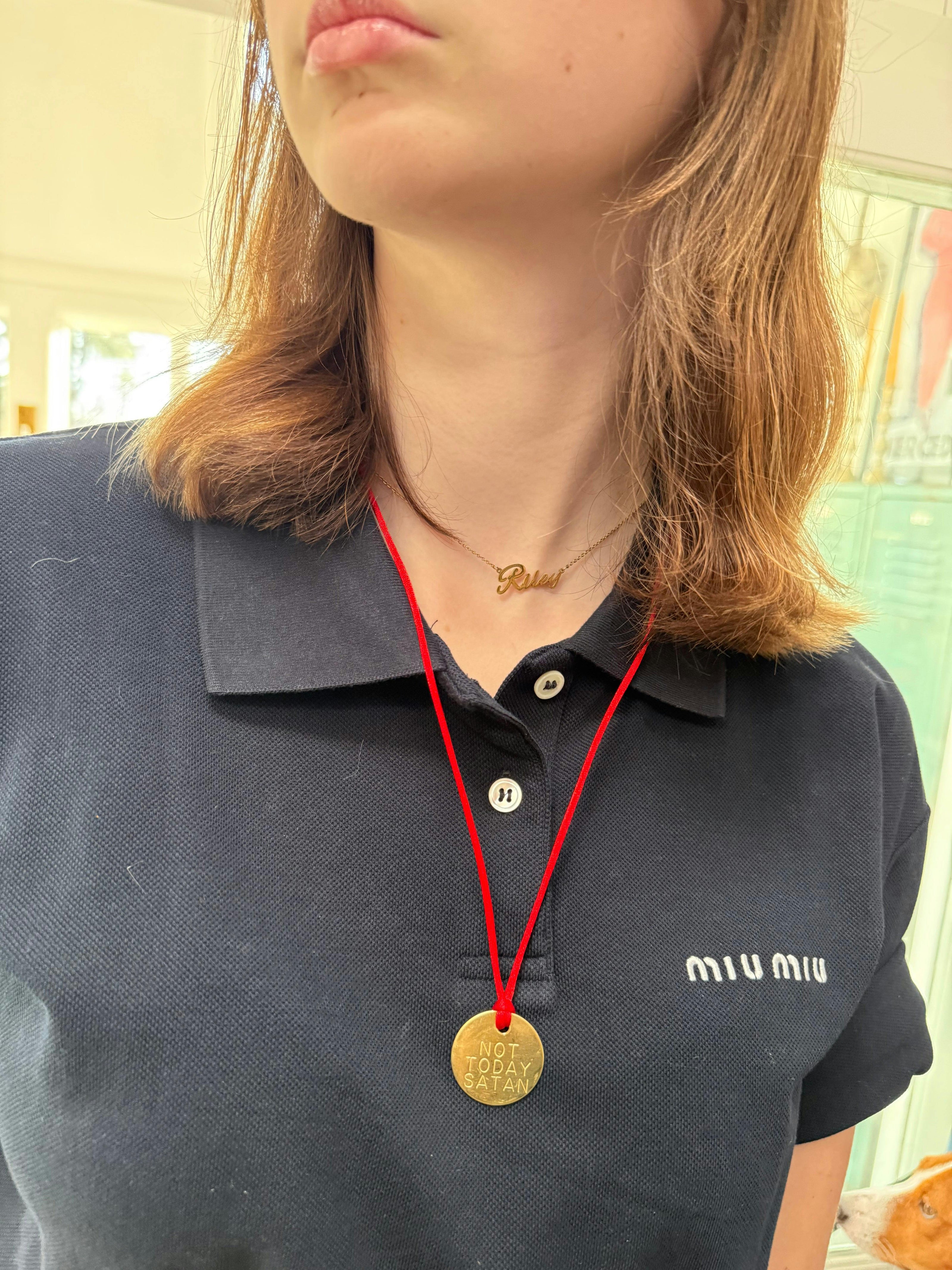 NOT TODAY....NECKLACE