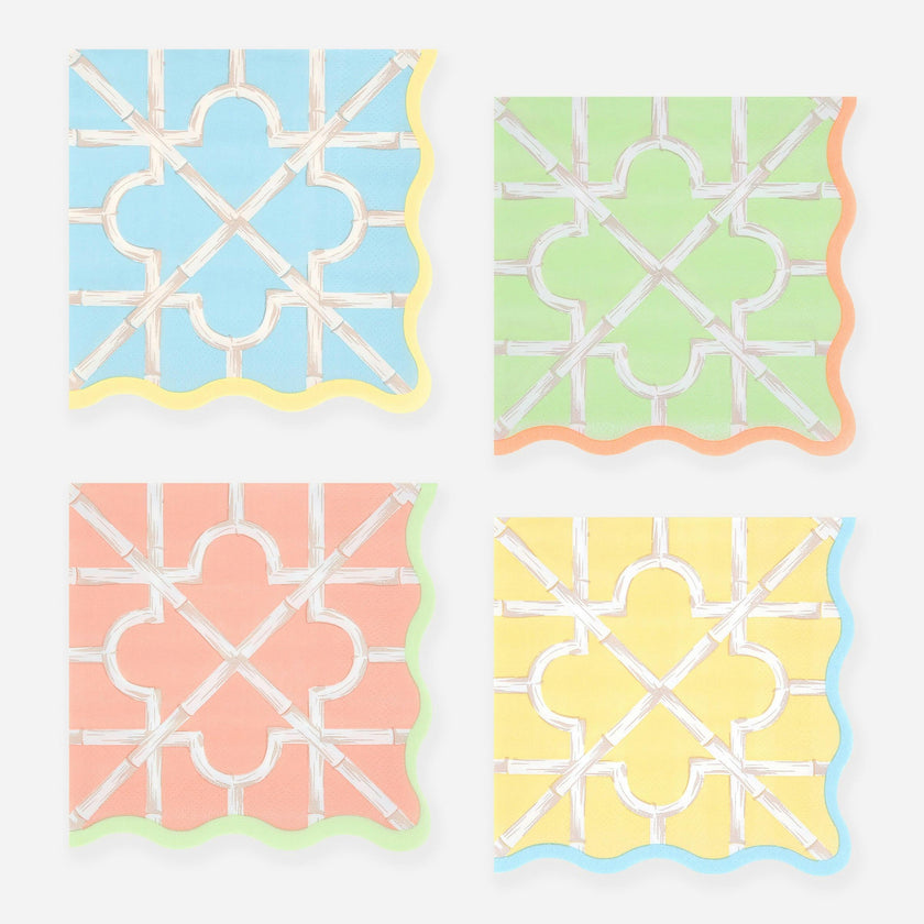 Bamboo Pattern Small Napkins