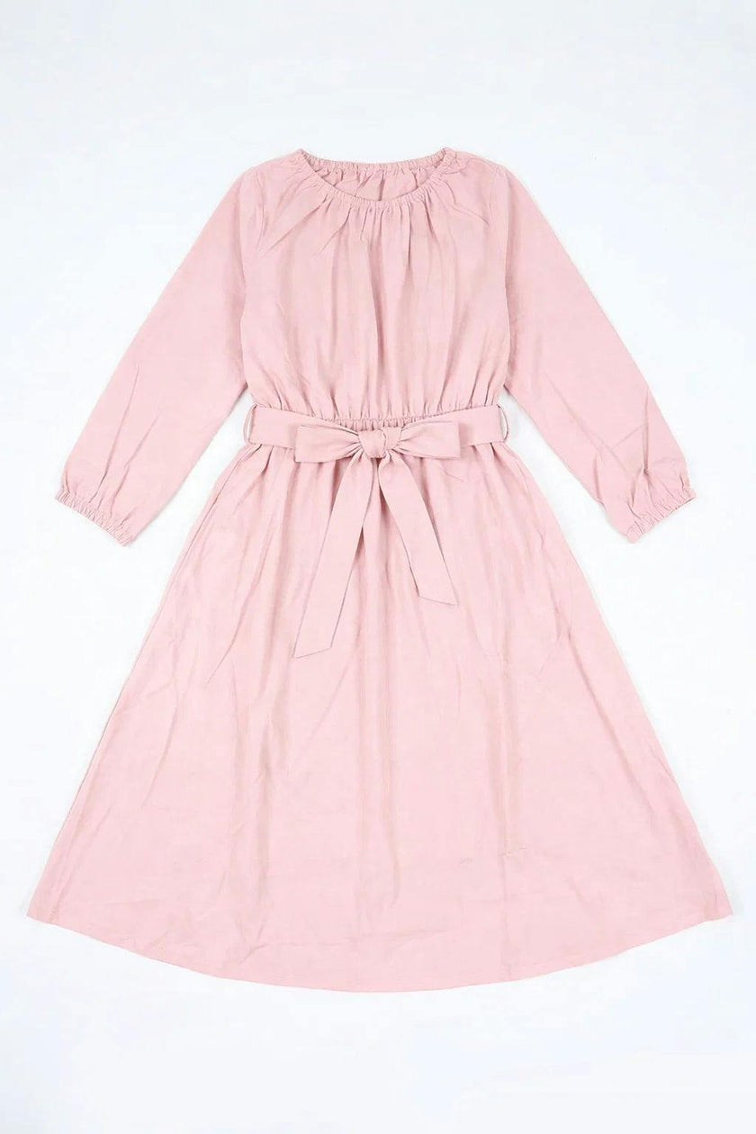 Girls Tie Maxi Dress