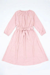 Girls Tie Maxi Dress