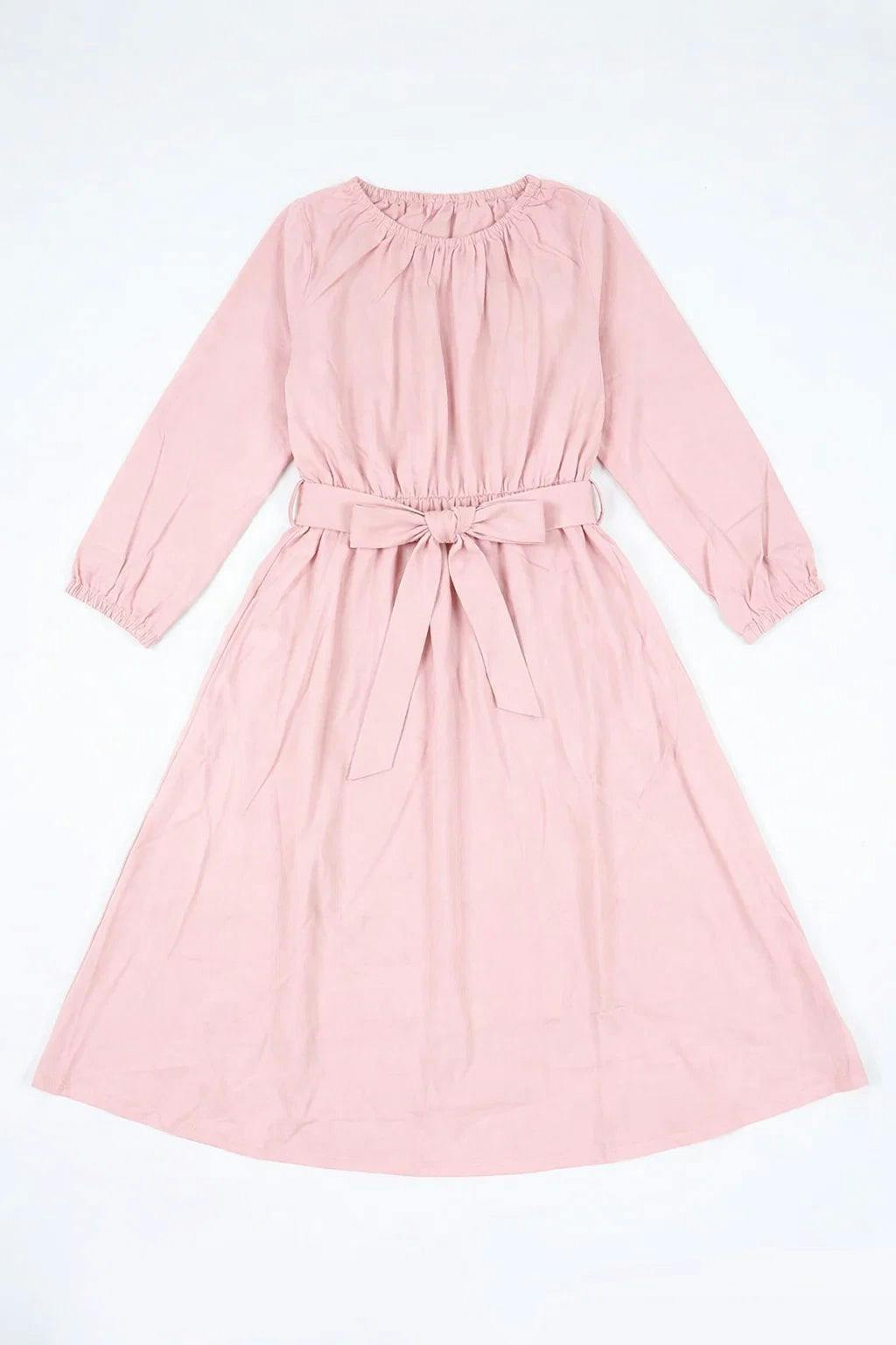 Girls Tie Maxi Dress