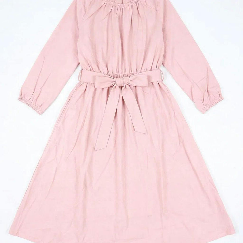 Girls Tie Maxi Dress