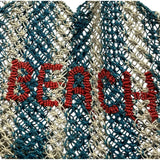 St Jean Jute Beach Tote "Beach", multi