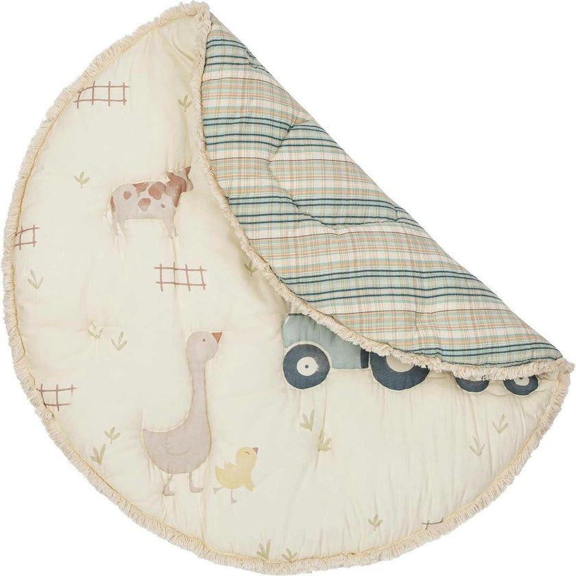 Charlie Farmhouse Quilted Baby Play Mat