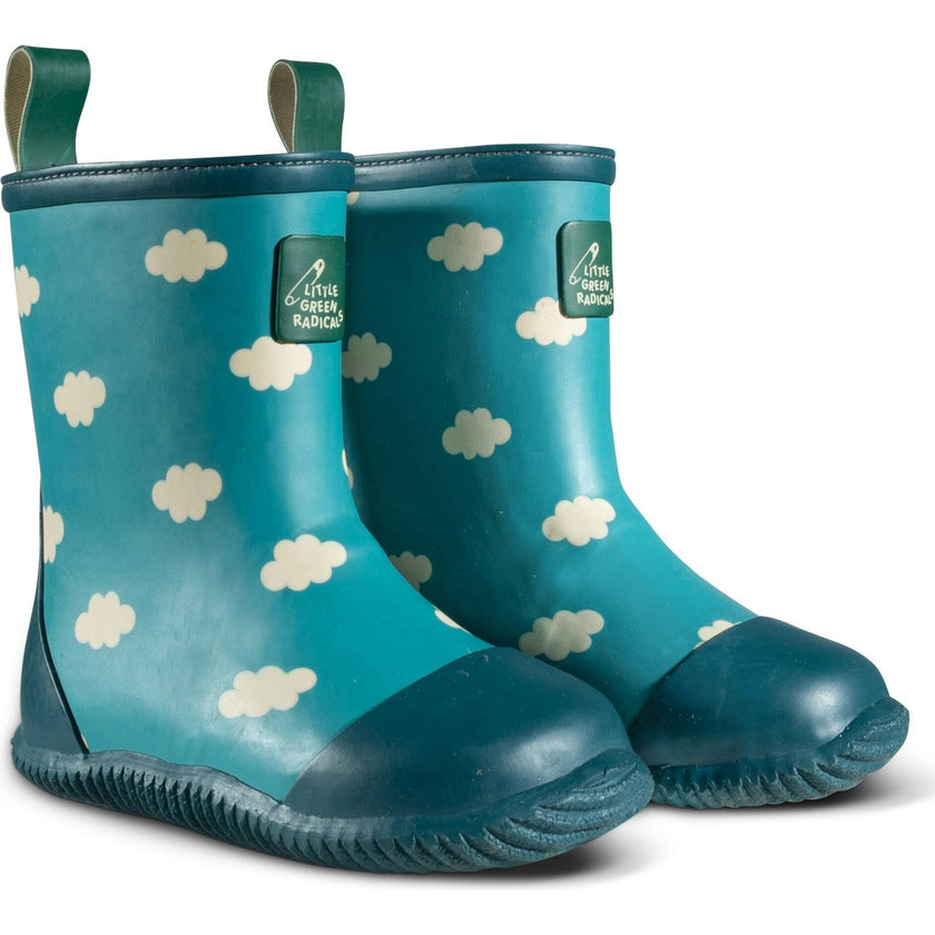 Wellington Classic Calf Length Round Toes Waterproof Boots, Blue