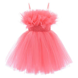 Pink Ruffle Scalleta Dress