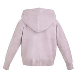 Purple Hooded Puffer Jacket