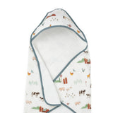 Infant Hooded Towel - Farmyard