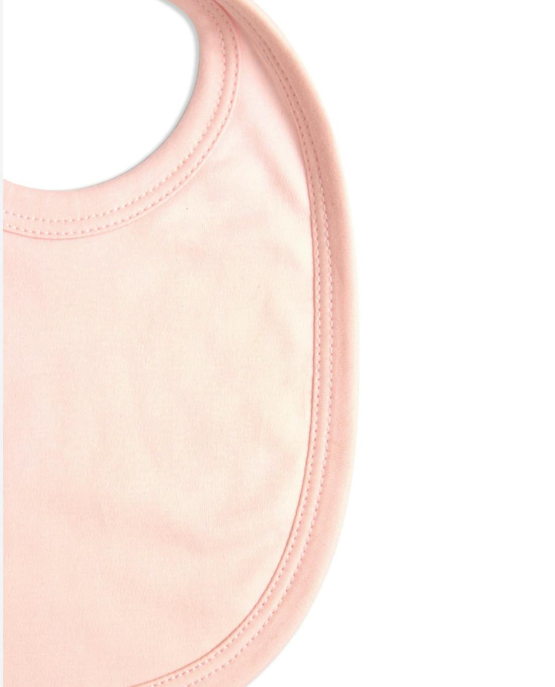 Pima Cotton Baby Bib - Solid Pink