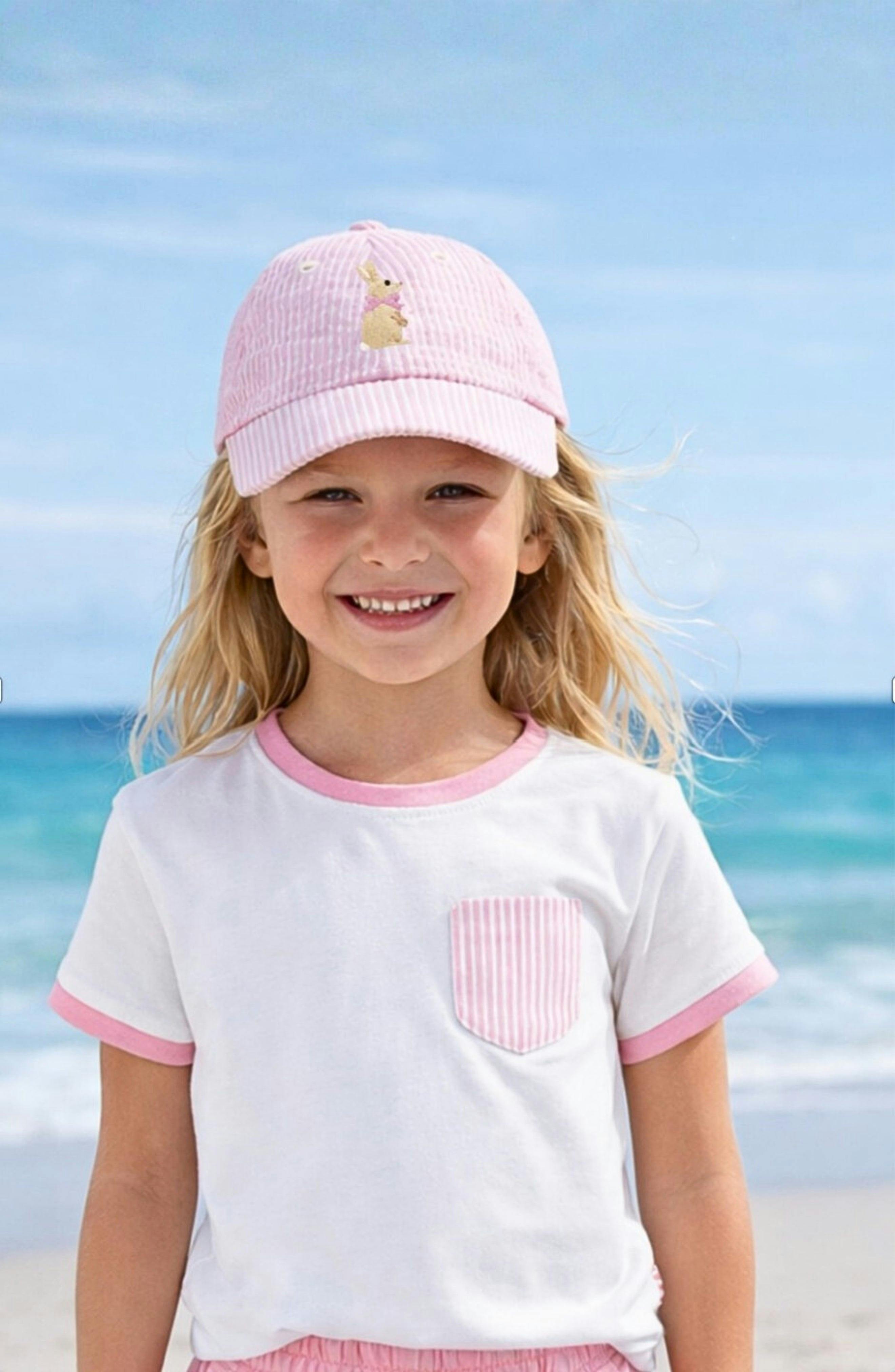 Bunny Bow Baseball Hat