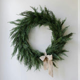 30" Faux Evergreen Cedar Wreath