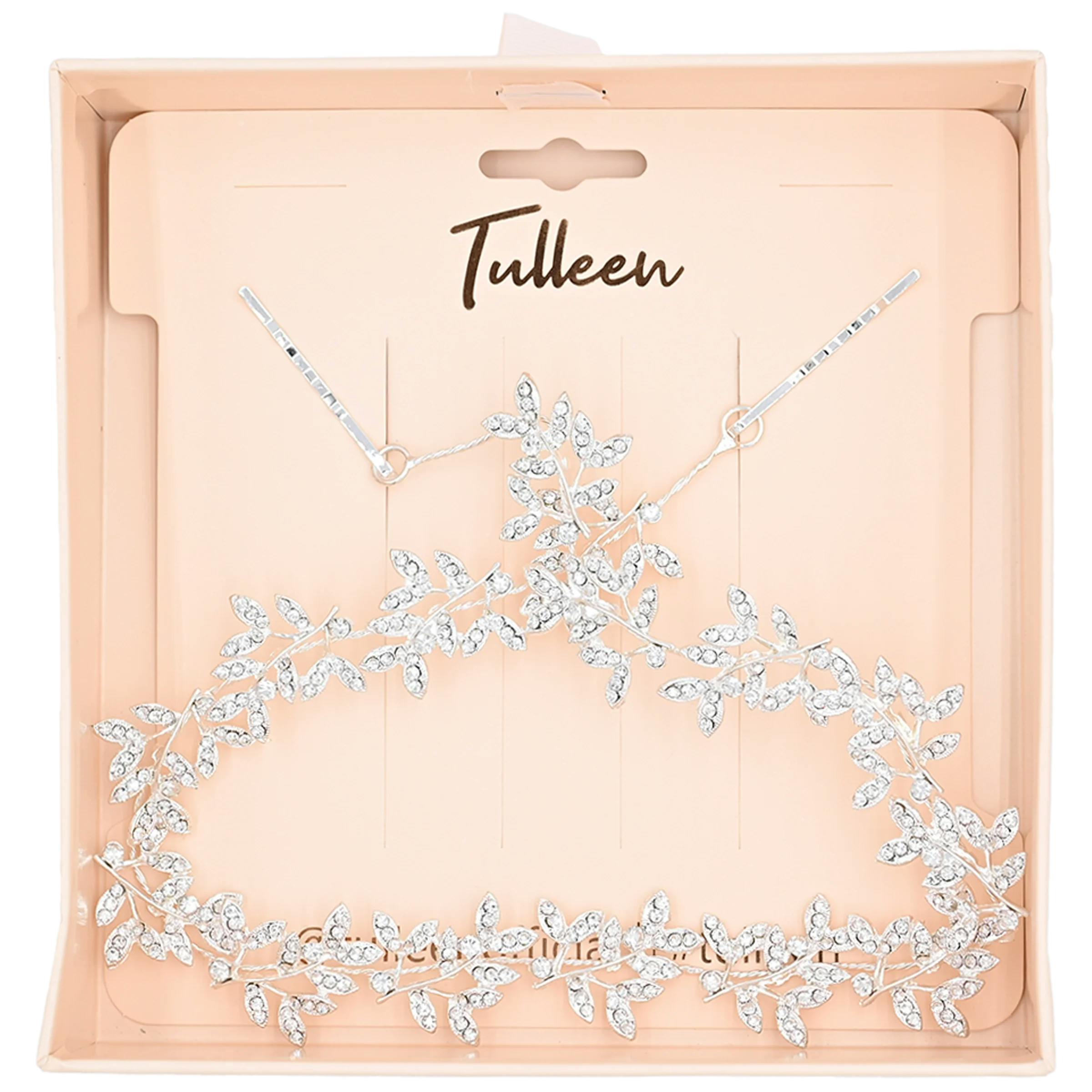 Crystal Shimmering Lei Hair Vine