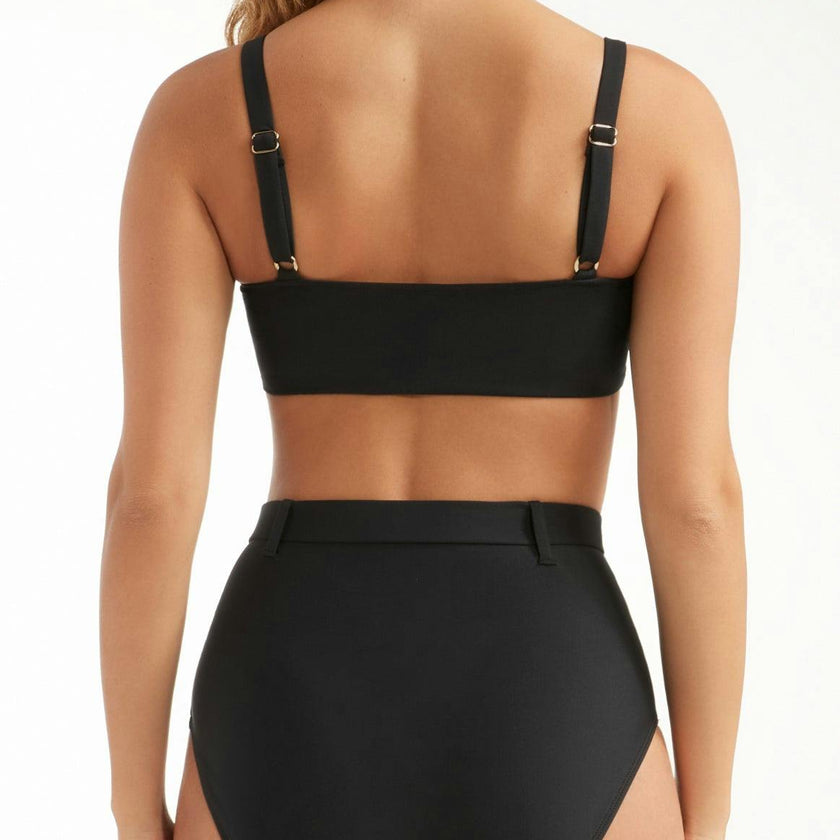 Lucia Square Neck Two-Piece Bikini Top