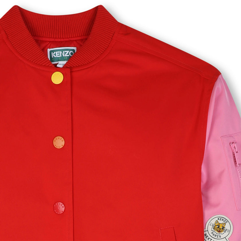 Red & Pink Varsity Jacket
