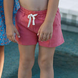 Boys Poppy Red Ultra-Soft Twill Short