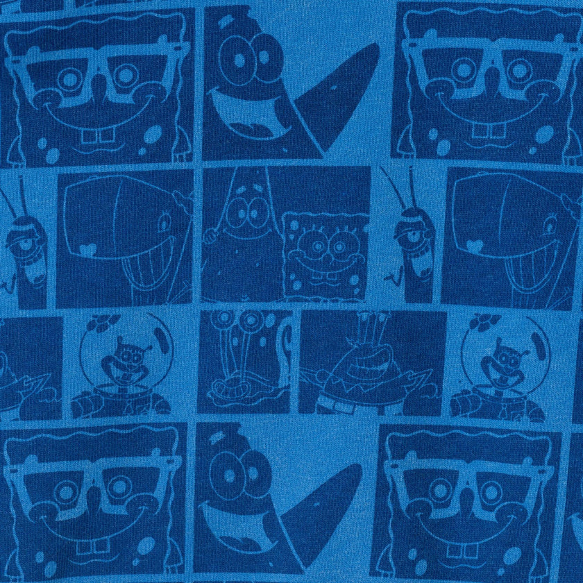 SpongeBob SquarePants™ x Andy & Evan® | Infant (9-24M) Stone-Washed Character Collage Sweatshirt Set