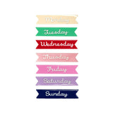 Days of the Week Hair Clips Set/7 -BTS
