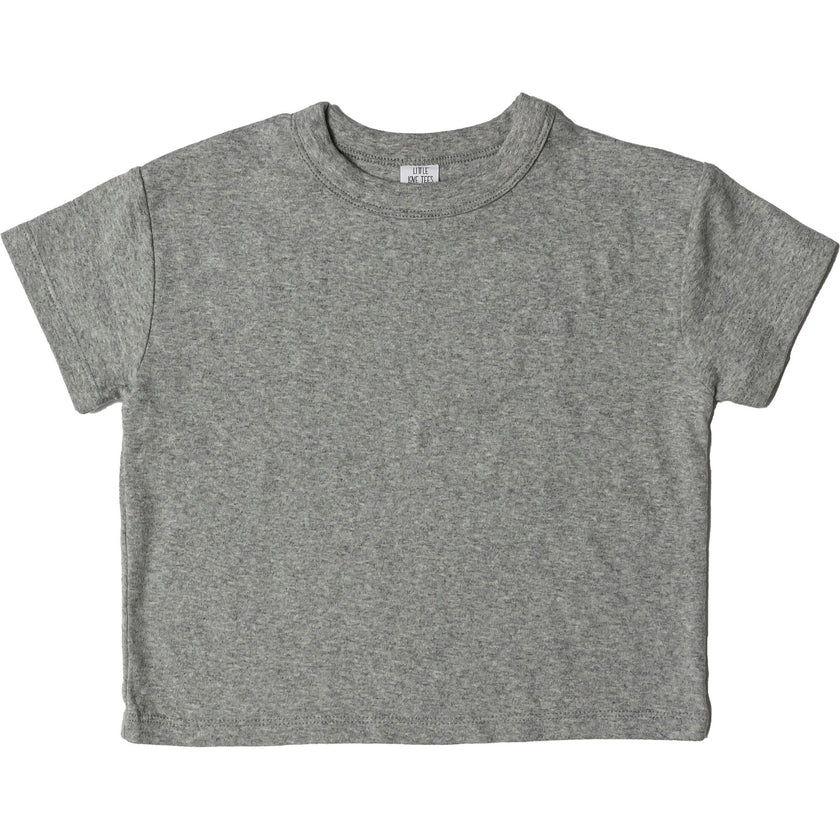heather grey tee