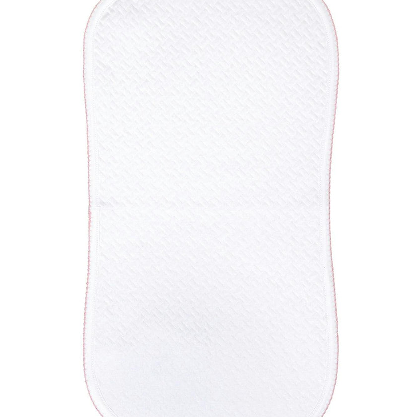 Basket Weave Baby Burp Cloth