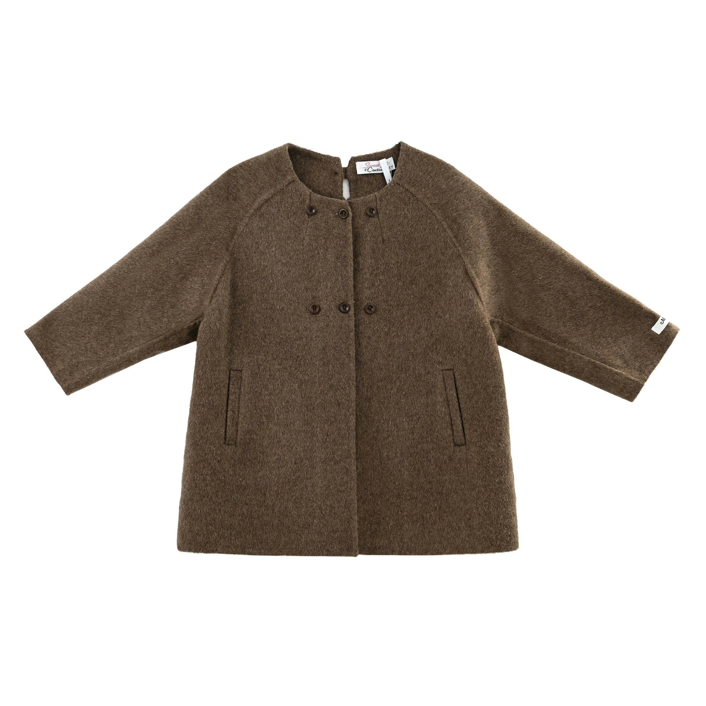 Brown Classic Wool Coat