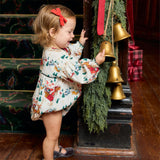 Baby Girls Wynne Bubble - Santa Sleigh