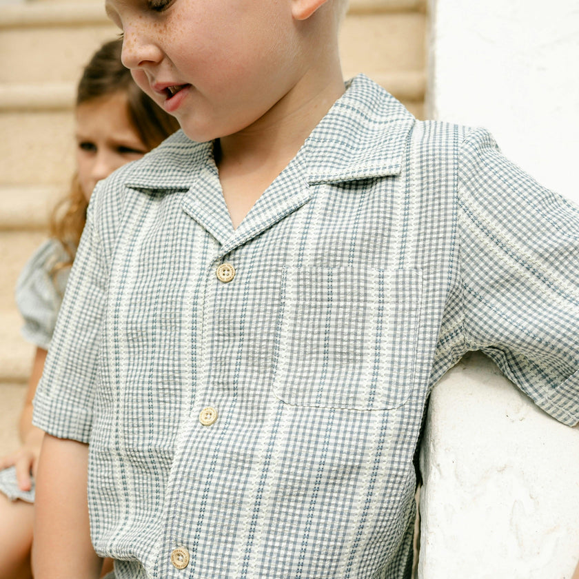 Graham Button Down - Breezy Blue