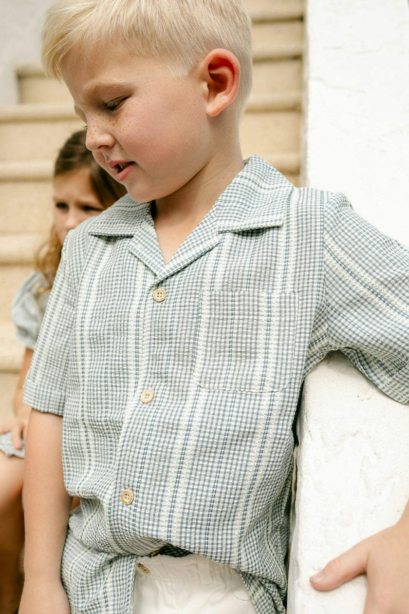 Graham Button Down - Breezy Blue