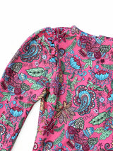 Girls Long Sleeve One Piece Swimsuit with Side Ties – Liberty