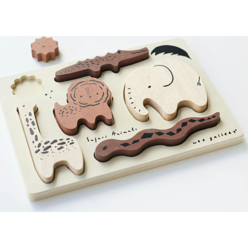 WOODEN TRAY PUZZLE - OCEAN ANIMALS - 2ND EDITION
