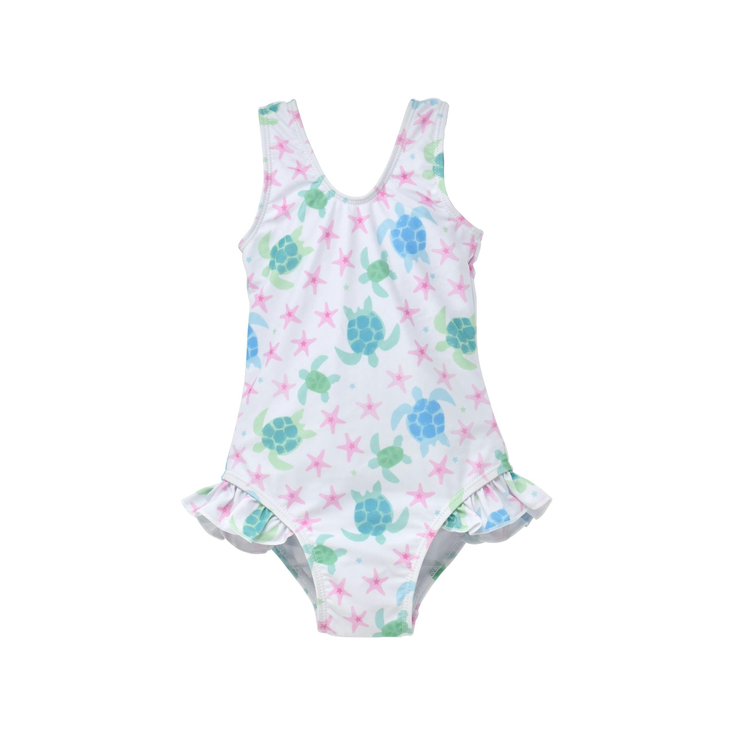 UPF 50+ Delaney Hip Ruffle Swimsuit