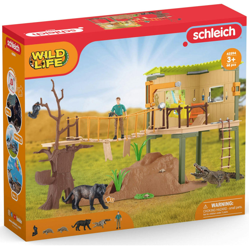 Schleich Wild Life: Ranger Adventure Station Playset